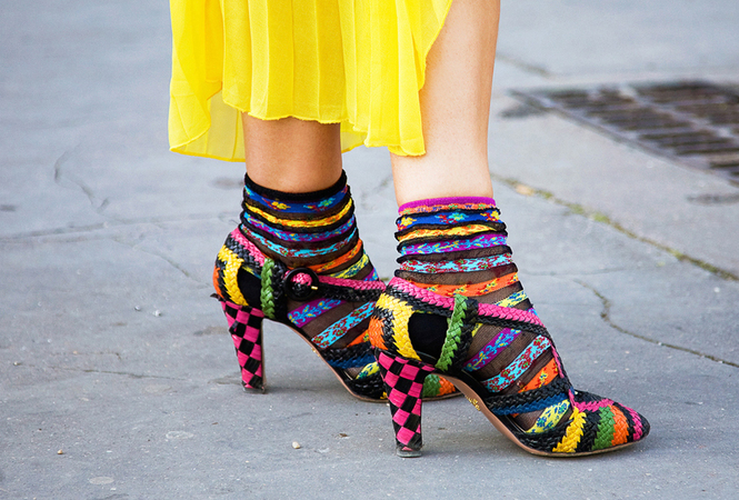 Цветные носки женские